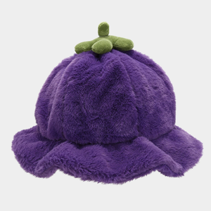 Sombrero de cubo de felpa cálido con borde de hongo, diseño de calabaza, para otoño e invierno, unisex, venta al por mayor, personalizado - Product Image 5