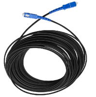 Kabel Patch Fiber Optik Berlapis Baja Fibconet Indoor SC/UPC-SC/UPC-SM-SX(G657A1) 2mm 3M Serat Optik -40 +75 Suhu Kerja
