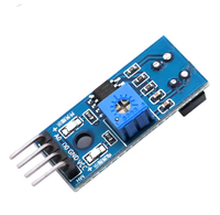 TCRT5000 Modul Sensor Jalur Penghalang Sakelar Fotolistrik IR Reflektif Inframerah Biru