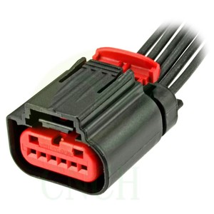 6 kabel Auto konektor tahan air akselerator Pedal Male Female soket Plug Pigtail 1-1419168-3-1419168-2 - Product Image 5