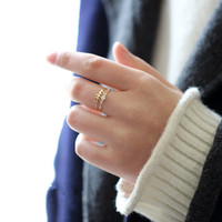 Bague en argent 925 de haute qualité avec zircon, plaquée or 14 carats, style japonais, fraîche et élégante pour les fêtes, livraison directe