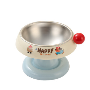 Tigela de Aço Inoxidável para Gatos, Com Design Fofo, Antiderrapante, Proteção para o Pescoço, Tigela Alta para Ração de Gato e Água para Cães e Gatos - Product Image 5