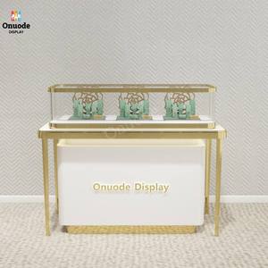Custom Luxury Display Glass Showcase Jewelry Display Showcase for Retail Showroom Use - Product Image 1