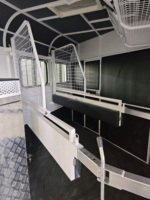 Magnifique remorque pour 2 chevaux 2HAL-4900 avec logement, couleur personnalisée, chargement par angle, chargement direct