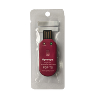 Higrómetro Electrónico Desechable con Interfaz USB, Visualización de Informes en PDF, Descarga de Software, Cadena de Frío, Productos Médicos, Apresys PDF-L ABS