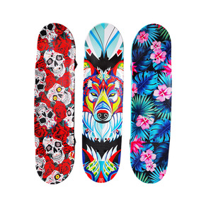 <span class=keywords><strong>Skateboard</strong></span> a Doppia Testa e Doppio Rocker da 31 Pollici con Tavola in Plastica PP Curvata [Vari Colori] Regalo per <span class=keywords><strong>Bambini</strong></span> - Product Image 5