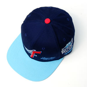 Qianzun <span class=keywords><strong>Beiger</strong></span> Underbrim Brim bordado parche Snapback sombrero gorras coloridas dos tonos Oem deportes equipo Snapback gorras - Product Image 6
