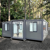 Vente d'usine Maison en conteneur préfabriquée 40 Structure en acier Maison en conteneur portable Maison en Australie avec conteneur de salle de bain