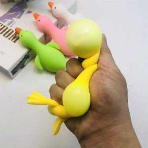 Canard Squishy en Caoutchouc TPR Extensible avec Remplissage de Sable à Mémoire de Forme, Jouet Anti-Stress et de Décompression - Product Image 3