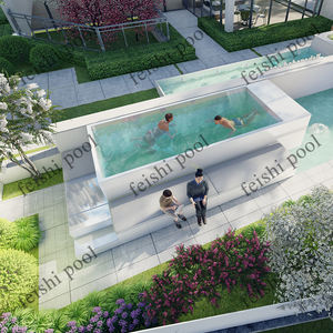 สระว่ายน้ำไฟเบอร์กลาสให้ความเพลิดเพลินกลางแจ้งที่ยาวนาน - Product Image 1