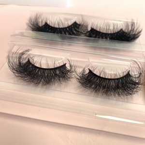 Pestanas Faux <span class=keywords><strong>Cils</strong></span> Marque Privée Vendeur Bandes de <span class=keywords><strong>Cils</strong></span> Complètes 25mm Logo Personnalisé Vente en Gros Vrais Faux <span class=keywords><strong>Cils</strong></span> de Vison Vendeur <span class=keywords><strong>Cils</strong></span> - Product Image 4