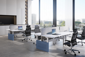 Bureau ergonomique à double moteur Staff Smart, mobilier de bureau, bureau debout, bureau électrique réglable en hauteur, bureau de travail informatique - Product Image 3