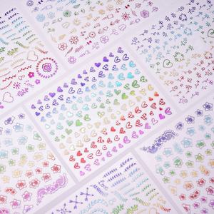 Calcomanía <span class=keywords><strong>de</strong></span> uñas con diseño <span class=keywords><strong>de</strong></span> flores para <span class=keywords><strong>manicura</strong></span>, 1 hoja, pegatina <span class=keywords><strong>de</strong></span> corazón <span class=keywords><strong>de</strong></span> hoja para Patrón <span class=keywords><strong>de</strong></span> uñas, envoltura <span class=keywords><strong>de</strong></span> pintura, papel <span class=keywords><strong>de</strong></span> aluminio, tatuaje, novedad <span class=keywords><strong>de</strong></span> <span class=keywords><strong>2022</strong></span> - Product Image 6