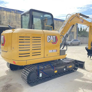 Excavatrice hydraulique Caterpillar 305.5E2 d'origine, modèle 2024, moteur robuste, mini-excavatrice sur chenilles de taille moyenne, d'occasion, excellent état - Product Image 1