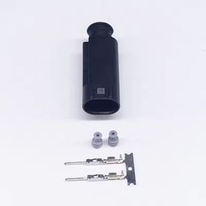 XG7021-0.6-11/21 2 <strong>Pin</strong> Female Tyco 968405-1 Fuel Injector Auto Plug 1-967644-1 Sensor Connector For BWM <strong>Porsche</strong> Benz - Product Image 3