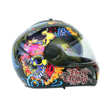 Casque demi-casque réglable CE pour moto, complet, certifié DOT, casque de motocyclette de rue, moto de course, Crash
