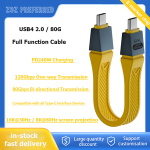 Usb4 40gbps TYPE-C Adapter Cáp 8K độ nét cao 240W tất cả trong một máy tính xách tay ngân hàng điện ổ cứng Màn hình phản chiếu cho IOS máy ảnh - Product Image 2