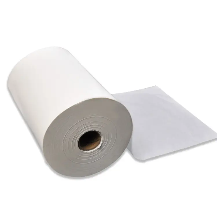 Custom size recyclable white lined wrapping paper inserts kraft 22gsm thin paper