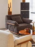 Ensemble de canapés modulaires en tissu de luxe italien, garni d'éponge, design rétro Bauhaus, pour salon, maison d'hôtes, chaise de loisirs, banca unisexe