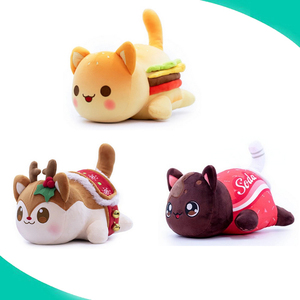 Giocattoli di Peluche Super Morbidi Personalizzati dalla Fabbrica, Giocattolo di Peluche a Forma di Gatto Carino - Product Image 3