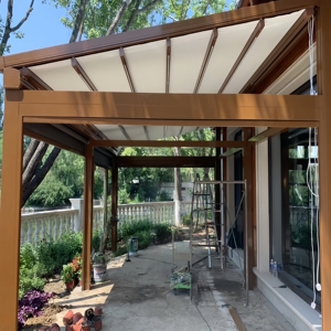 Système de toit rétractable pour auvent extérieur personnalisé, vente directe d'usine, très demandé - Product Image 1