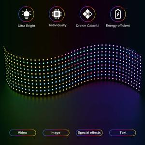 Pantallas de señalización digital LED P10mm para interiores/exteriores, tablero de visualización de señal de texto móvil compatible con varios idiomas para Centro Comercial - Product Image 3