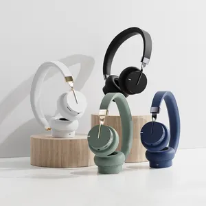 Her iki kulak için moda kablosuz excel bluetooth stereo metal kulaklık