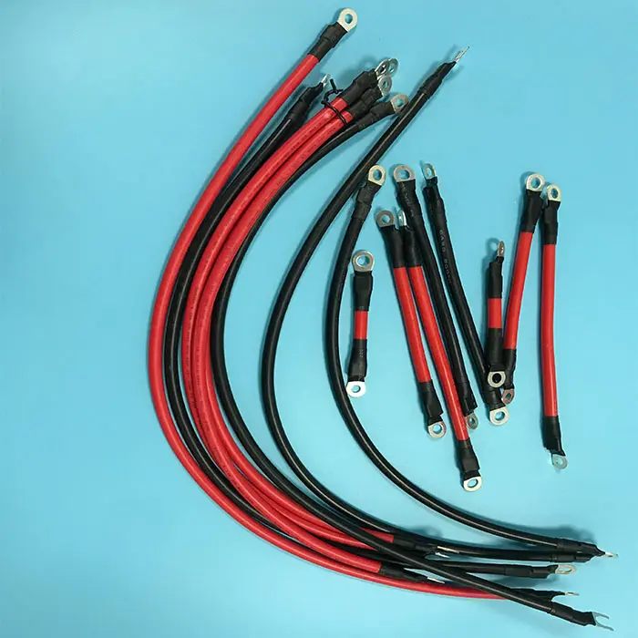 Alta calidad 2awg cobre Marina inversor cable de conexión con terminal 50mm2 cable de la batería