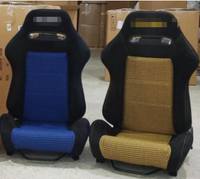 Vente directe d'usine, siège Recaro en fibre de carbone et daim, siège baquet Recaro avec rail coulissant, sièges baquet pour voiture