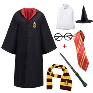 Disfraz de Mago de Ravenclaw, Accesorios de Cosplay, Bufanda, Corbata, Varita Mágica, Gafas, Sombrero de Bruja, Disfraz de Halloween para TV y Cine - Product Image 4