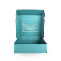 Boîte d'expédition postale en carton ondulé pliable avec impression personnalisée, boîte d'emballage en papier pour envoi postal