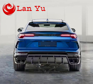 Adatto per Lamborghini URUS modifica e aggiornamento M style dry kit corpo in fibra di carbonio labbro anteriore gonna labbro posteriore <span class=keywords><strong>spo</strong></span> posteriore - Product Image 6