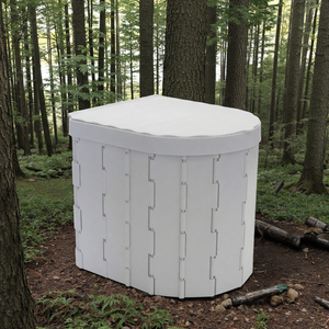 Toilette à compost pliable portable pour les aventures en plein air - pour la randonnée, l'escalade, les excursions, le camping décontracté - Product Image 5