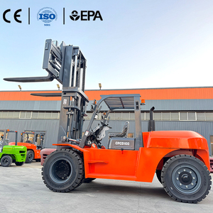 รถยกดีเซล 10 ตัน ได้รับการรับรองมาตรฐาน CE รุ่น FD100 สำหรับงานหนัก ยกสูง 6 เมตร เหมาะสำหรับการขนถ่ายตู้คอนเทนเนอร์ - Product Image 4