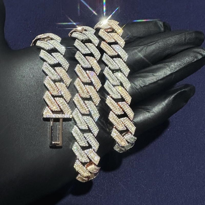 Free Shipping Moissanite Tennis Chain Necklaces