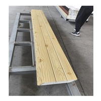 Panneau mural en polyuréthane de 16 mm à bonne isolation, panneau sandwich PU, revêtement métallique pour maison