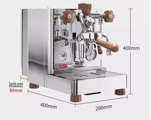 Machine à expresso LELIT <span class=keywords><strong>BIANCA</strong></span> V3, 1 groupe, double chaudière, PID, pompe rotative, E61, pression de 9 bars, minuterie intégrée, levier de réglage de la pression - Product Image 4
