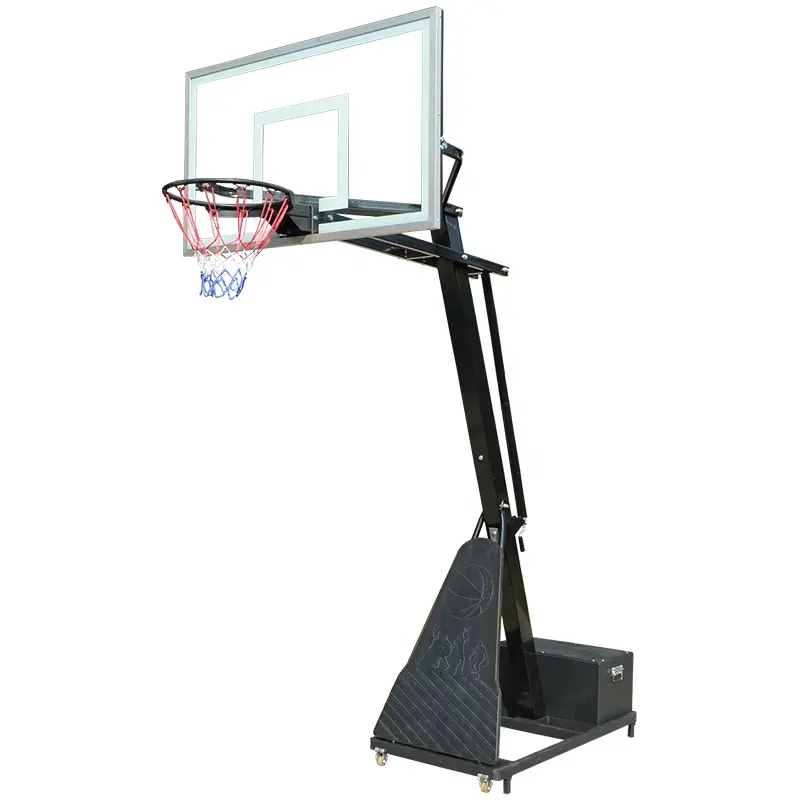 Höhen verstellung tragbarer Basketball korbst änder für Erwachsene mit Stahls ockel