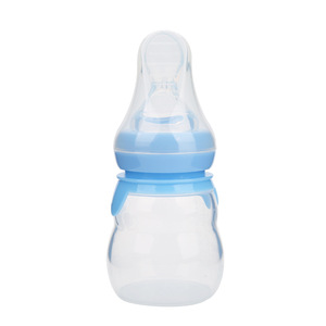 Dispensador de alimentos con cuchara <span class=keywords><strong>para</strong></span> bebé, alimentador de silicona con cuchara - Product Image 5