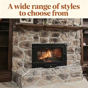 Poêle à <span class=keywords><strong>bois</strong></span> en fonte, chauffage moderne pour intérieur, idéal pour villa, appartement, salon - Product Image 1
