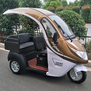 Triciclo Eléctrico de 48 V, 2 Plazas, Carrocería Abierta, Baja Velocidad, Vehículo Eléctrico para Adultos - Product Image 1