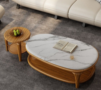 Table basse en bois moderne pour salon, nouvelle combinaison de tailles
