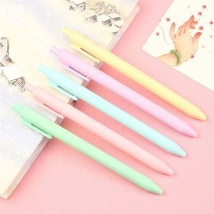 School Office Supplies Retractable Gel <b>Ink</b> Promotion Custom Soft Rubber Ballpoint Pen Set With Logo - Product Image 3