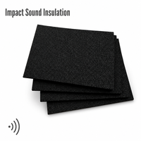 Tapis d'isolation acoustique en mousse XPE, sous-couche flottante pour sol, amortissement des vibrations, léger, installation facile, tapis acoustique