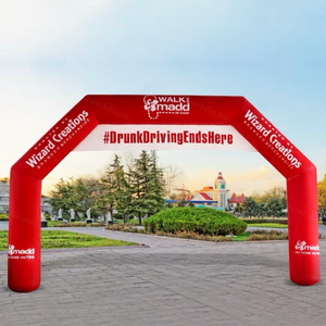 Carpa Arqueada Inflable Gigante de Alta Calidad, 3m 4m 5m, PVC/Nylon, con Soplador Incorporado, Impermeable, para Eventos Publicitarios y Decoración Exterior - Product Image 4
