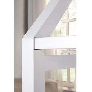 Design moderno in ferro battuto 4 Poster piattaforma letto camera da letto singola zanzariera <span class=keywords><strong>per</strong></span> bambini letto a baldacchino in metallo bianco - Product Image 6