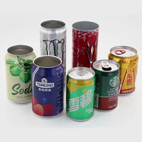 Canette en aluminium de 250 ml, 270 ml, 310 ml, 330 ml, 355 ml, 473 ml pour boissons, eau, jus, bière, boissons énergisantes, café, thé