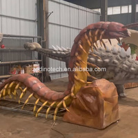Modèle d'animatronique géant interactif de centipède pour exposition, idéal pour les aires de jeux pour enfants ou comme robot insecte mobile de grande taille pour l'extérieur, à vendre.