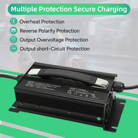 Chargeur de batterie LiFePO4 C1200 84V 13A pour vélo électrique, scooter, tondeuse à gazon sans fil - Certifié CE