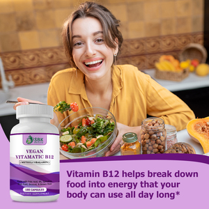 Cápsulas de Vitamina B12 Vegana al por Mayor que Ayudan a Convertir la Alimentación en Energía que tu Cuerpo Puede Usar Durante Todo el Día - Product Image 5
